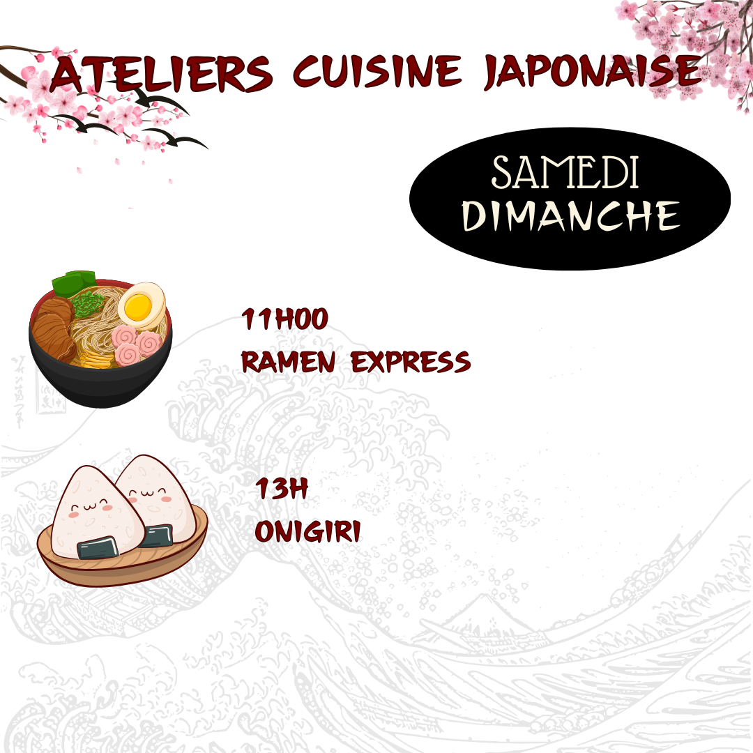 Atelier de Cuisine Japonaise Gratuit  par GERO JAPAN !