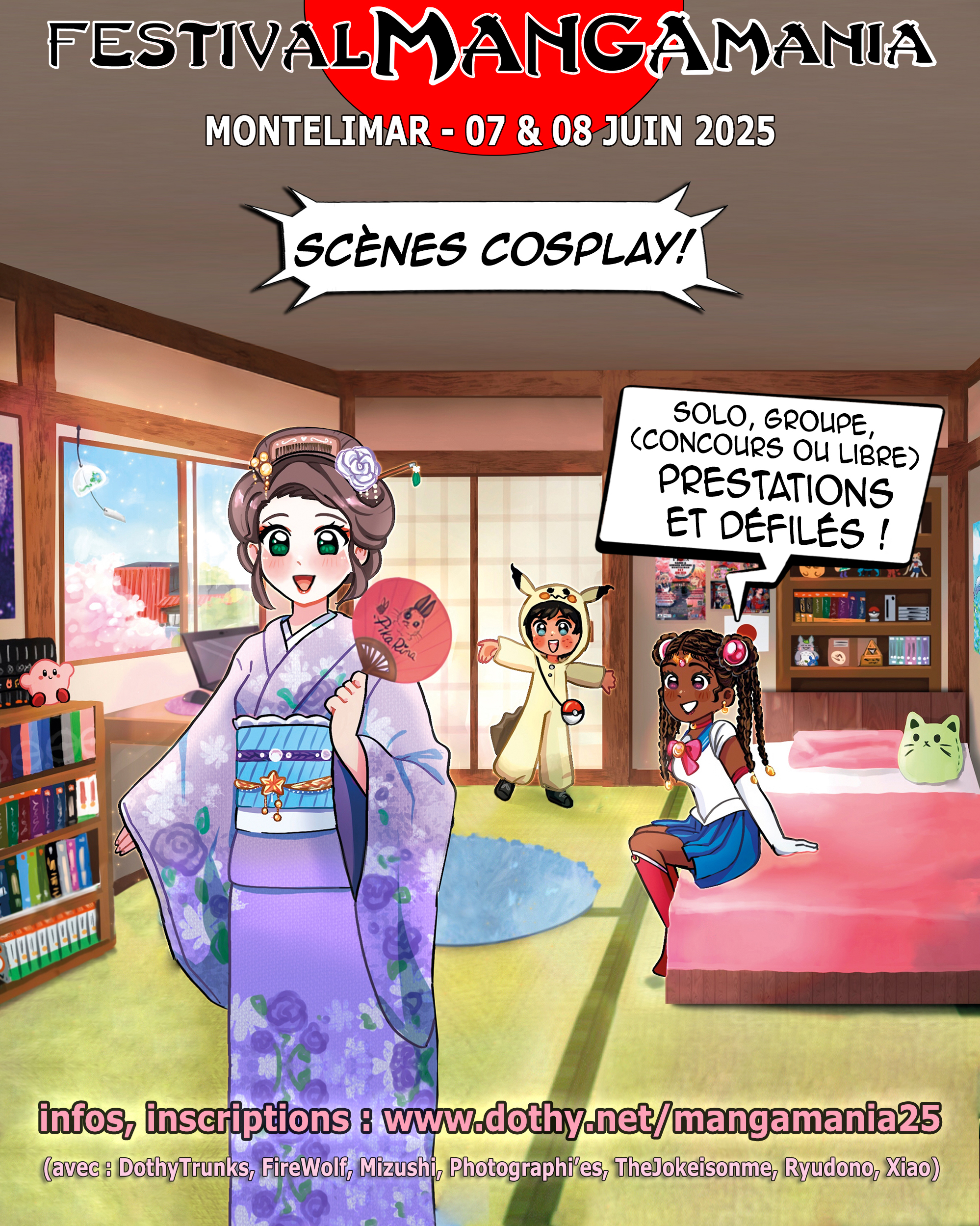 Concours cosplay samedi + Scènes Cosplay & dimanche Scènes Cosplay !!