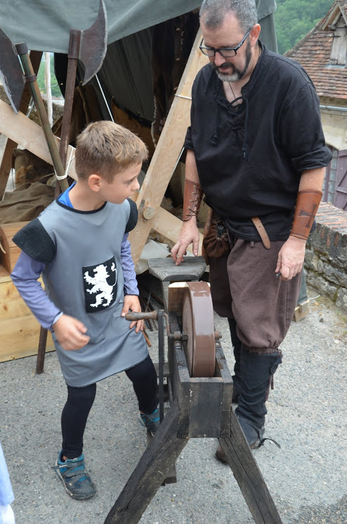 Démonstrations de forge en extérieur