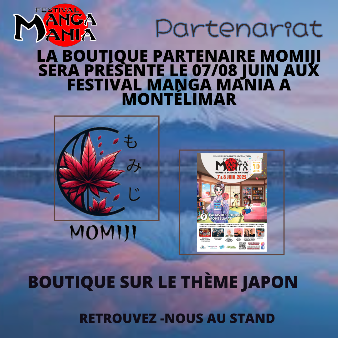 La boutique Momiji aux festival manga mania montélimar !